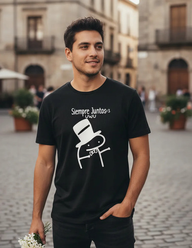 Playera Parejas Amor Y Amistad Novios Diseño Flork Boda
