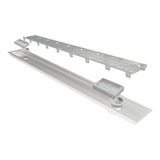 Ralo Linear Elleve Multimaster Tampa Oculta 180cm 2 Saídas L