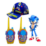 Walkie-talkie Radinho Super Sonic + Boné Infantil