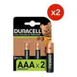 Pila Duracell Aaa Ni- Mh 1.2v 900mah Blister X2