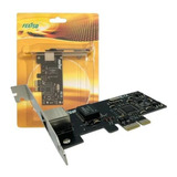 Placa De Rede Pci Express Gigabit 10/100/1000 Feasso Jpr02