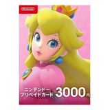 Tarjeta Prepago Nintendo Eshop Online Japon 3000 Yen
