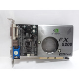 Com Defeito Placa De Vídeo Nvidia Gf Fx5200 Agp 256mb Ddr