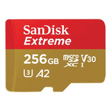 Sandisk Tarjeta De Memoria Extreme Con Adaptador Sd 256gb