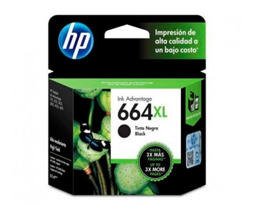 Cartucho Original Hp 664 Xl Negro