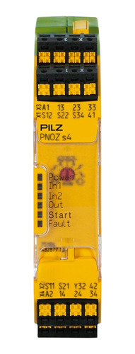 751104 Pilz Safety Relay Pnoz S4 C 24vdc 3n/o 1n/c Relevador