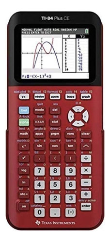 Ti-84 Plus Ce Calculadora Gráfica De Color Rojo