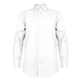 Camisa Algodón Hombre Manga Larga Slimcuello Vuelto Suave