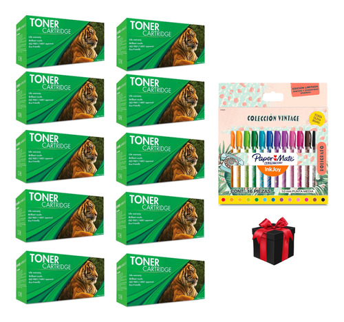 Pack 10 Toners Generico Tigre W1105a Sin Chip 105a 107a 