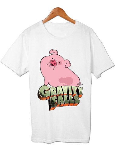 Gravity Falls Cerdo Waddles Pato Remera Friki Tu Eres #3