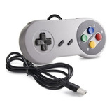 Controle Usb Super Nintendo Joystick Retro Games Pc E Tv Box