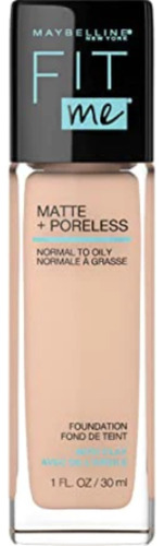 Base Fitme Matte+poreless Maybelline 30ml Nude Beige