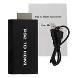 Adaptador Convertidor De Vídeo Mini Para Ps2 A Hdmi