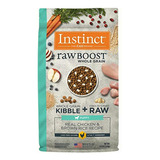 Instinct Raw Boost De Pollo Con Granos Y Arroz Integral Para