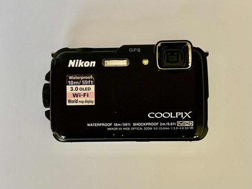 Cámara Nikon Coolpix Aw110 Hd Gps Wifi