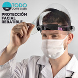 Máscara Protector Facial Modelo Élite Rebatible Policarbonat