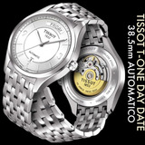 Tissot T-one 38.5mm Automatico Day Date  Heart Beat 