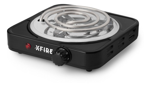 Fogão Cooktop Elétrica Xfire Aço Inoxidável 1000w Preto