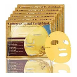 10 Mascarillas Gold Crystal Colagen Mask Facial Colágeno