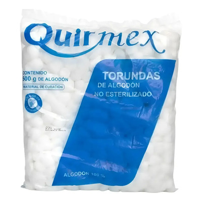 Torundas De Algodón Absorbente Quirmex 500g | MercadoLibre