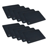 Kit 10x Mousepad Basico Liso Simples  Antiderrapante Atacado