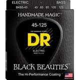 Cuerdas De Bajo Dr Black Beauties Negras 45-125