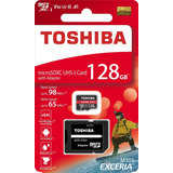 Tarjeta De Memoria Microsd Toshiba 128 Gb Con Adaptador