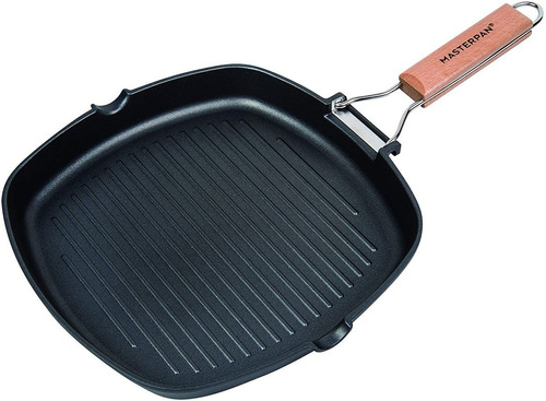 Masterpan Non-stick Grill Pan Wooden, 