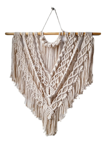 Tapiz Macrame Mediano Hilo  Artesanal Colgante Deco