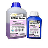 Resina Epoxi Vip 1kg + Endurecedor 500g Com Proteção Uv