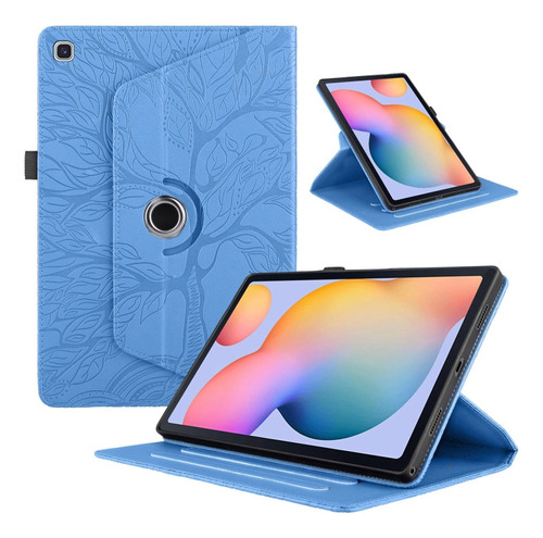 Funda Blue Tree Life Rotation Para Samsung Galaxy Tab A7 Lit