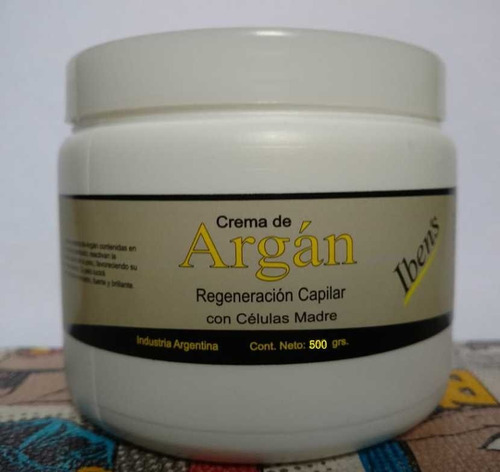 Crema De Argan - Regeneracion Cap, C/ Celulas Madres X 500 G