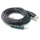 Cable Miniplug 4 Contactos A Usb 4 Metros P/iPod