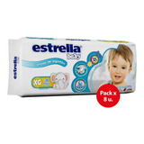 Pañales Estrella Kit 8 Paquetes Xg X36 Unidades