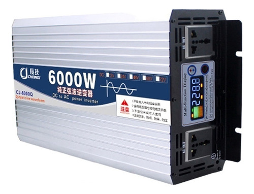 6000w 220v Inversor De Onda Sinusoidal Pura 12v/24v/48v/60v