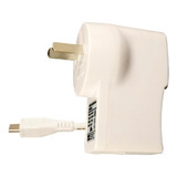 Cargador Noga Nga-520 Usb De Pared Con Cable Carga Rápida Blanco