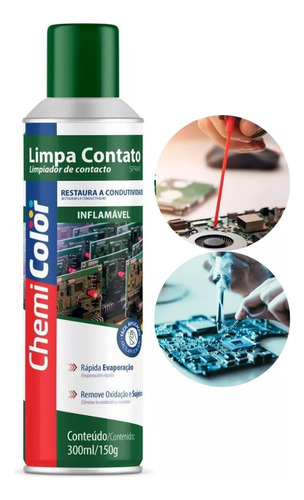 Kit 3  Limpa Contatos Elétricos E Eletrônicos 300ml Envio Ja