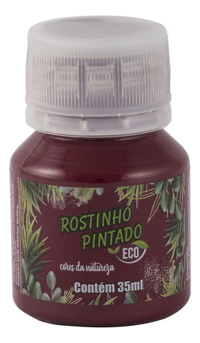 Tinta Para Pintura Facial 35 Ml Marsala Rostinho Pintado