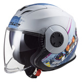 Casco Abierto Moto Ls2 570 Verso Mobile Doble Visor Marelli®