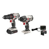 Porter-cable 20v Max Kit Combinado De Taladro Inalámbrico Y 