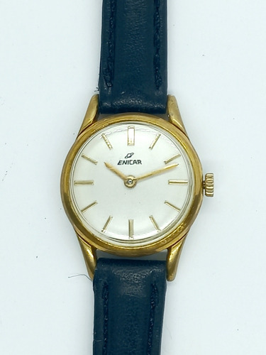 Reloj Enicar De Colección Dama Cuerda Años 60's No Omega 