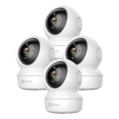 Kit 4 Camara Ip Wifi Ezviz C6n 2mp Domo-seguridad-vigilancia Color Blanco | Envío gratis