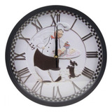 Reloj De Pared 30cm Negro Chef Bighouse Mimbral