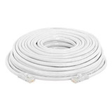 Cable Red Ethertnet 10 Metros Rj45 Utp Cat 6 Color Blanco Td