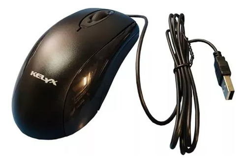 Mouse Optico Kelyx Generico Usb Pc Notebook Negro