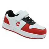 Tenis Charly Alpha City 1098661 Bco/ng/roj Moda Skurban 