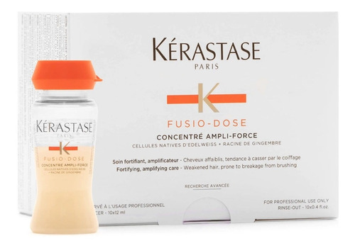 Kerastase Fusio Dose Ampli Force 10x12ml Anticaida Fortalece