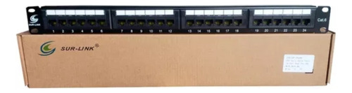 Patch Panel 24 Puerto Cat 6 Sur Link