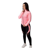 Conjunto Fitness Ginastica Feminino Leg E Jaqueta P M G Gg