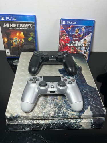 Playstation 4 Slim + Dos Controles + Dos Juegos